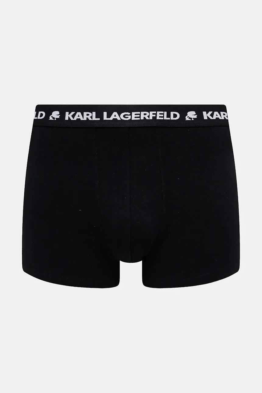 Karl Lagerfeld Logo Monochrome Trunk 3 Pieces | Black/Grey/White