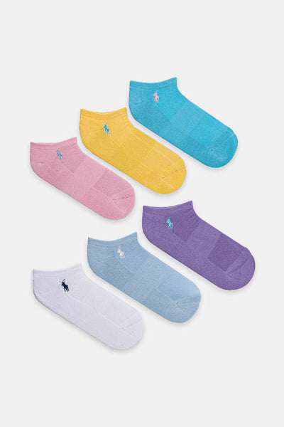 Ralph Lauren Women's 6 Pack Ankle Socks | Multicolor