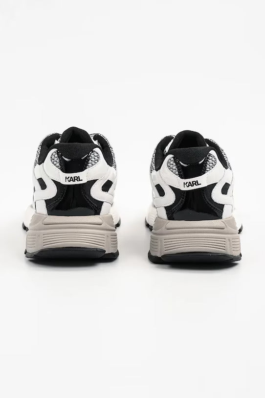 Karl Lagerfeld Men's Low Top Sneakers | White/Black