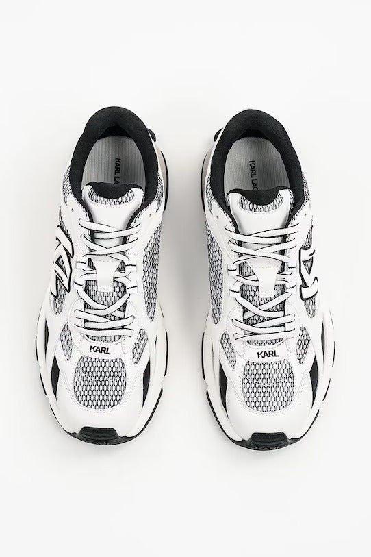 Karl Lagerfeld Men's Low Top Sneakers | White/Black