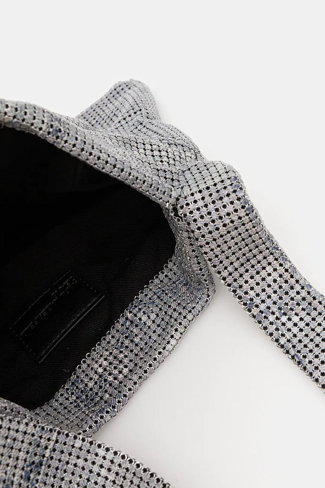 Karl Lagerfeld Chainail Shoulder Bag | Silver