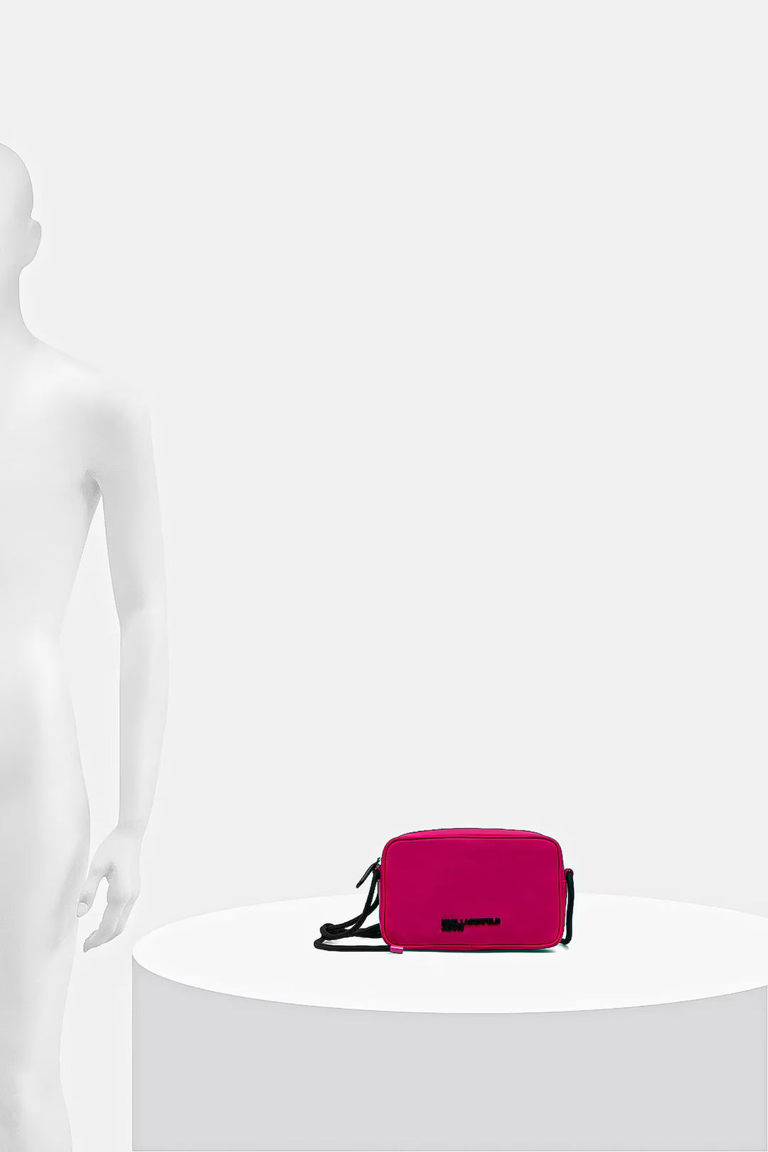 Karl Lagerfeld Cord nylon Camera Bag | Very Berry