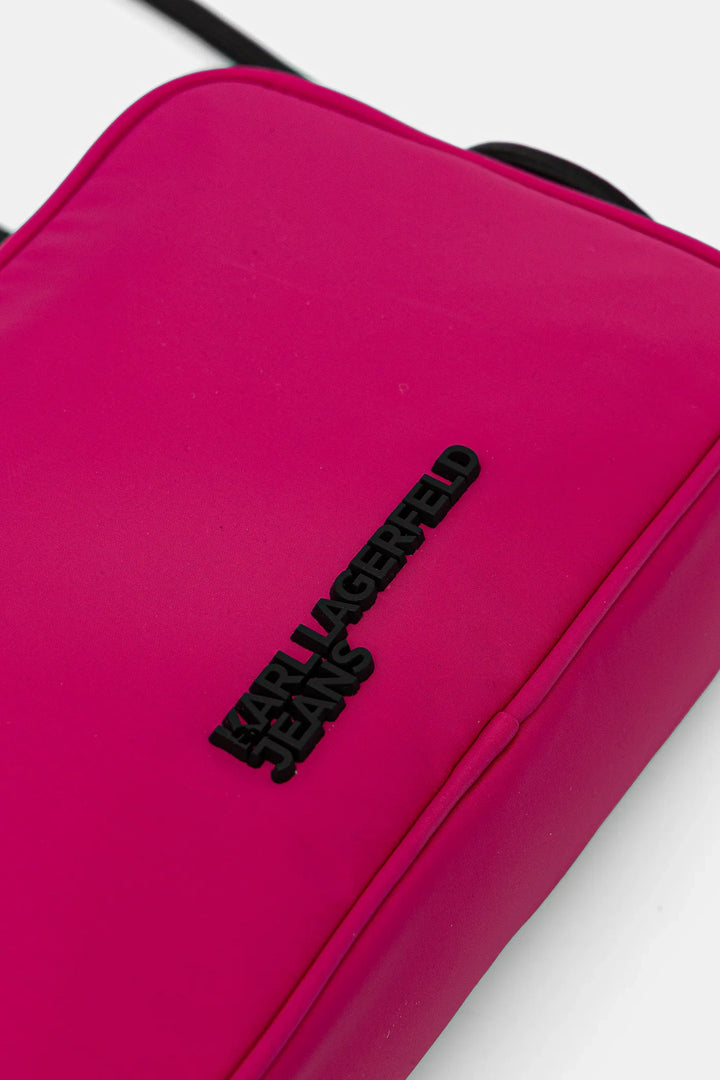 Karl Lagerfeld Cord nylon Camera Bag | Very Berry