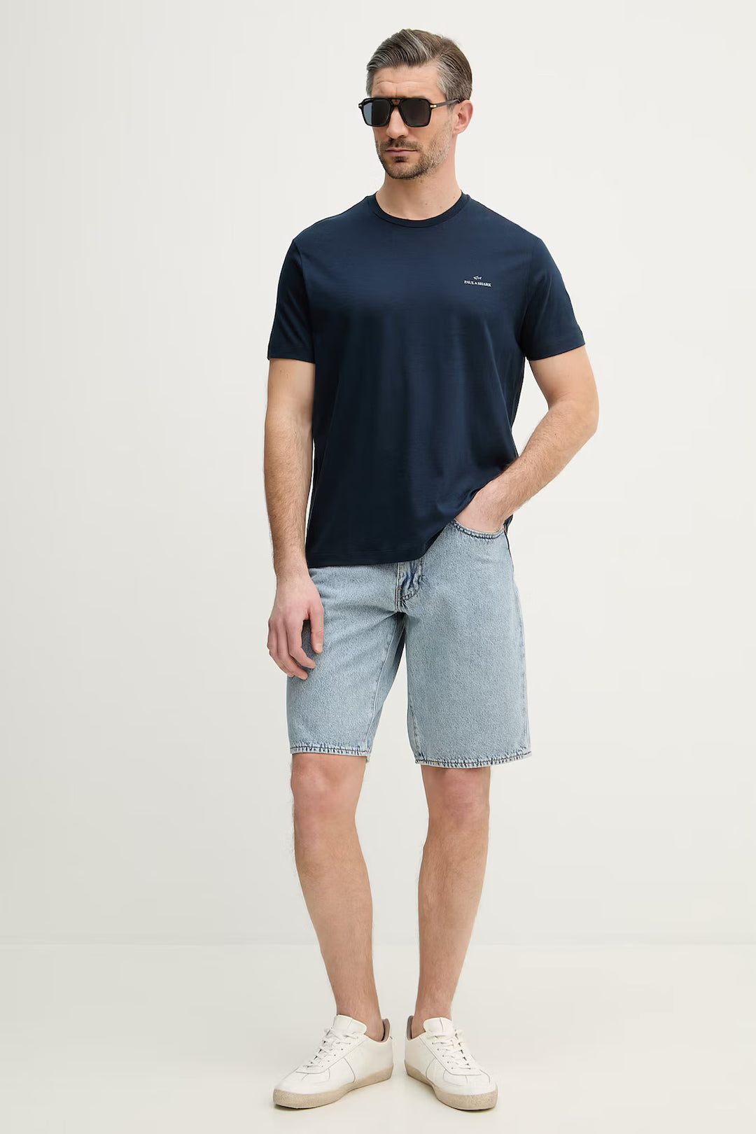 Paul & Shark XSoft Cotton Blend Jersey T-shirt | Navy