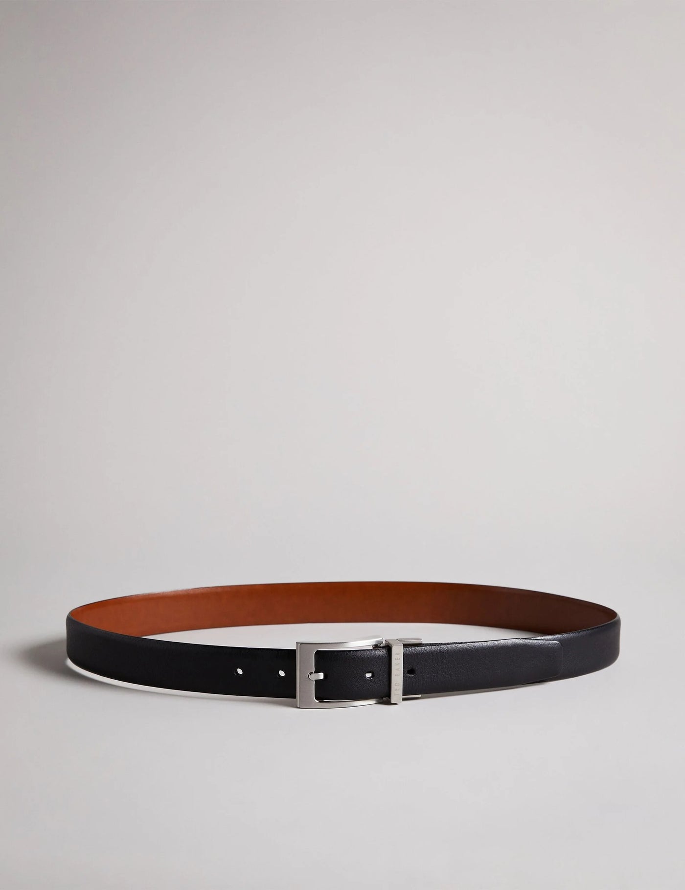 Ted Baker Karmer Reversible Polished Leather Belt | Black/Tan
