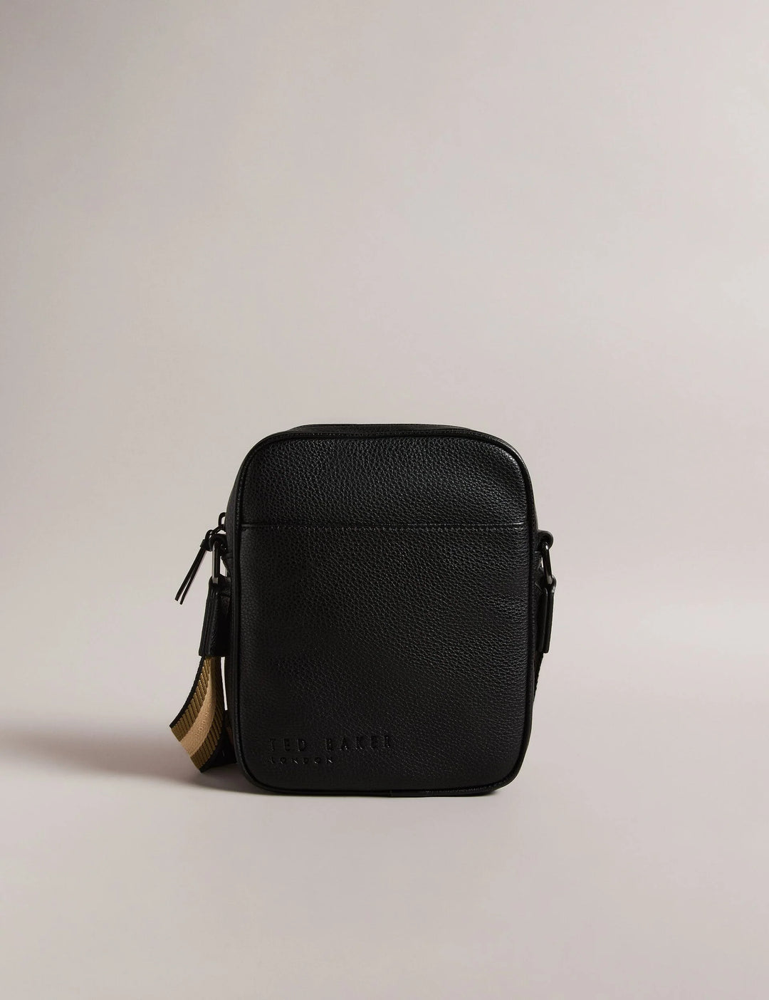 Ted Baker Kiian Faux Leather Reporter Crossbody Bag | Black
