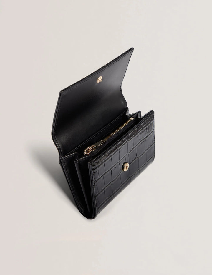 Ted Baker Valliaa Croc Effect Small Purse | Black