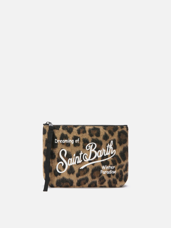 MC2 Saint Barth Pouch Aline Felt | Leopard
