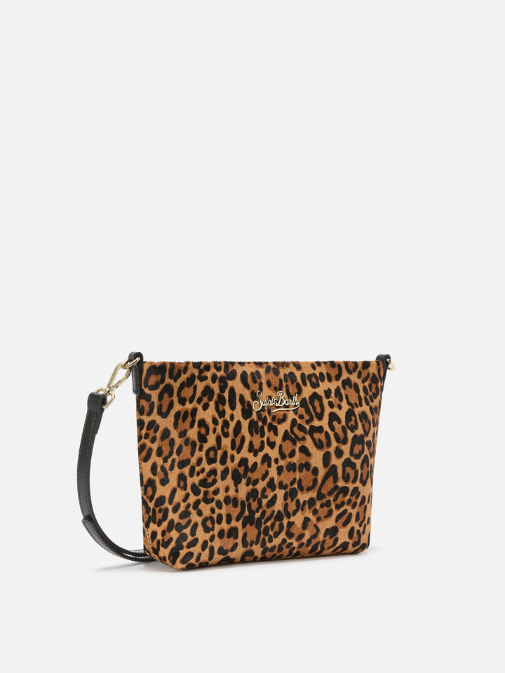 MC2 Saint Barth Leo Brushed Leather Bag | Leopard