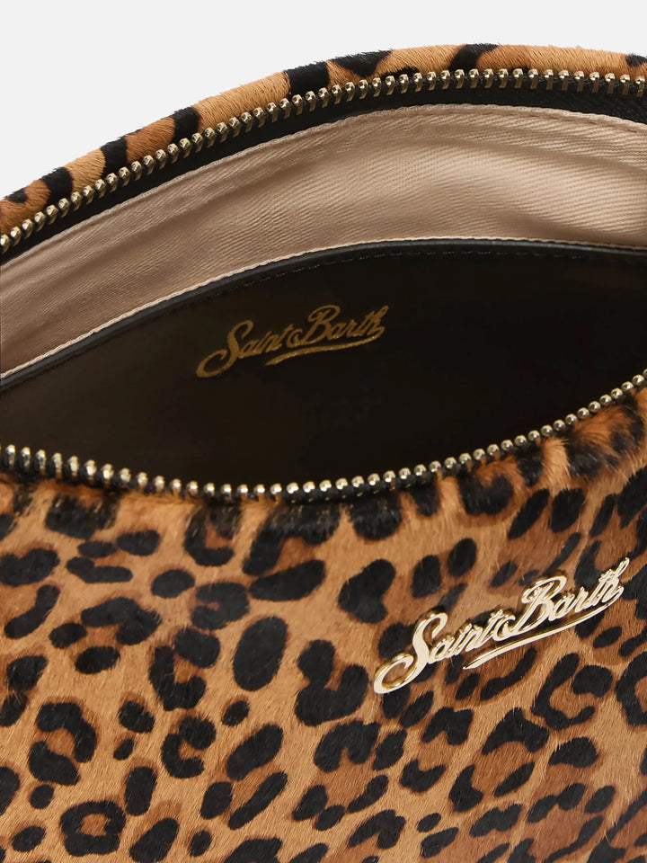 MC2 Saint Barth Leo Brushed Leather Bag | Leopard