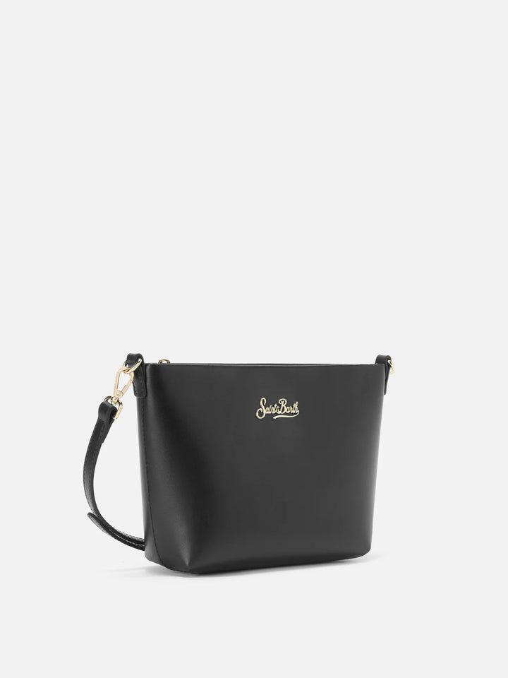 MC2 Saint Barth Aline Leather Shoulder Bag | Black
