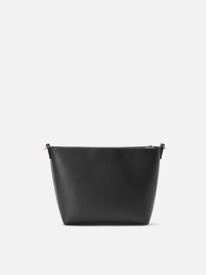 MC2 Saint Barth Aline Leather Shoulder Bag | Black
