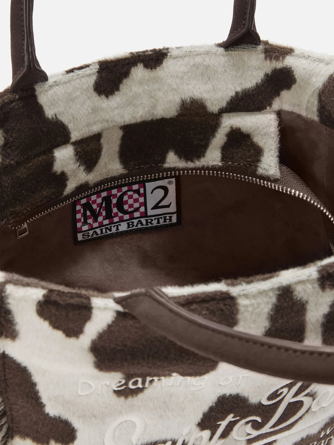 MC2 Saint Barth Colette Felt Bag | Cow