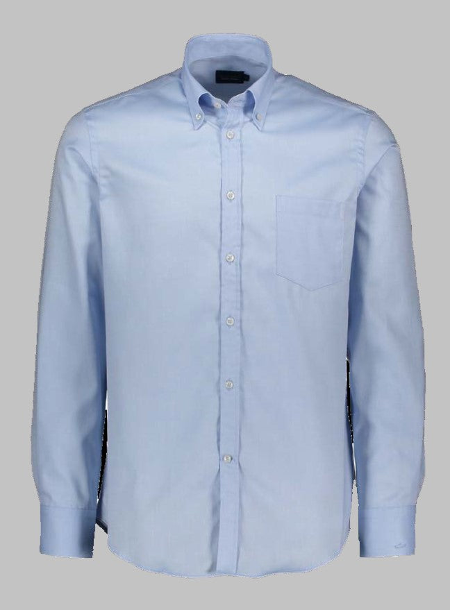 Paul & Shark Cotton Summer Oxford Shirt | Blue