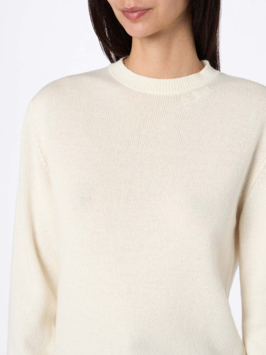 MC2 Woman Blended Cashmere Sweater | Off White