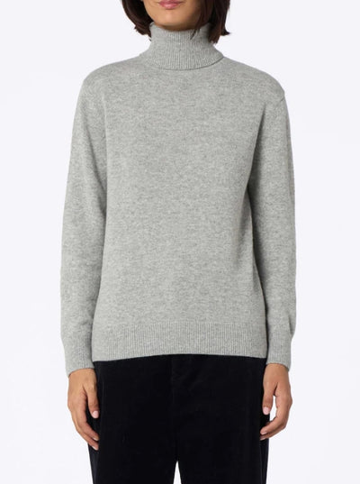 MC2 Woman Moody Fine-ribbed Sweater | Light Grey