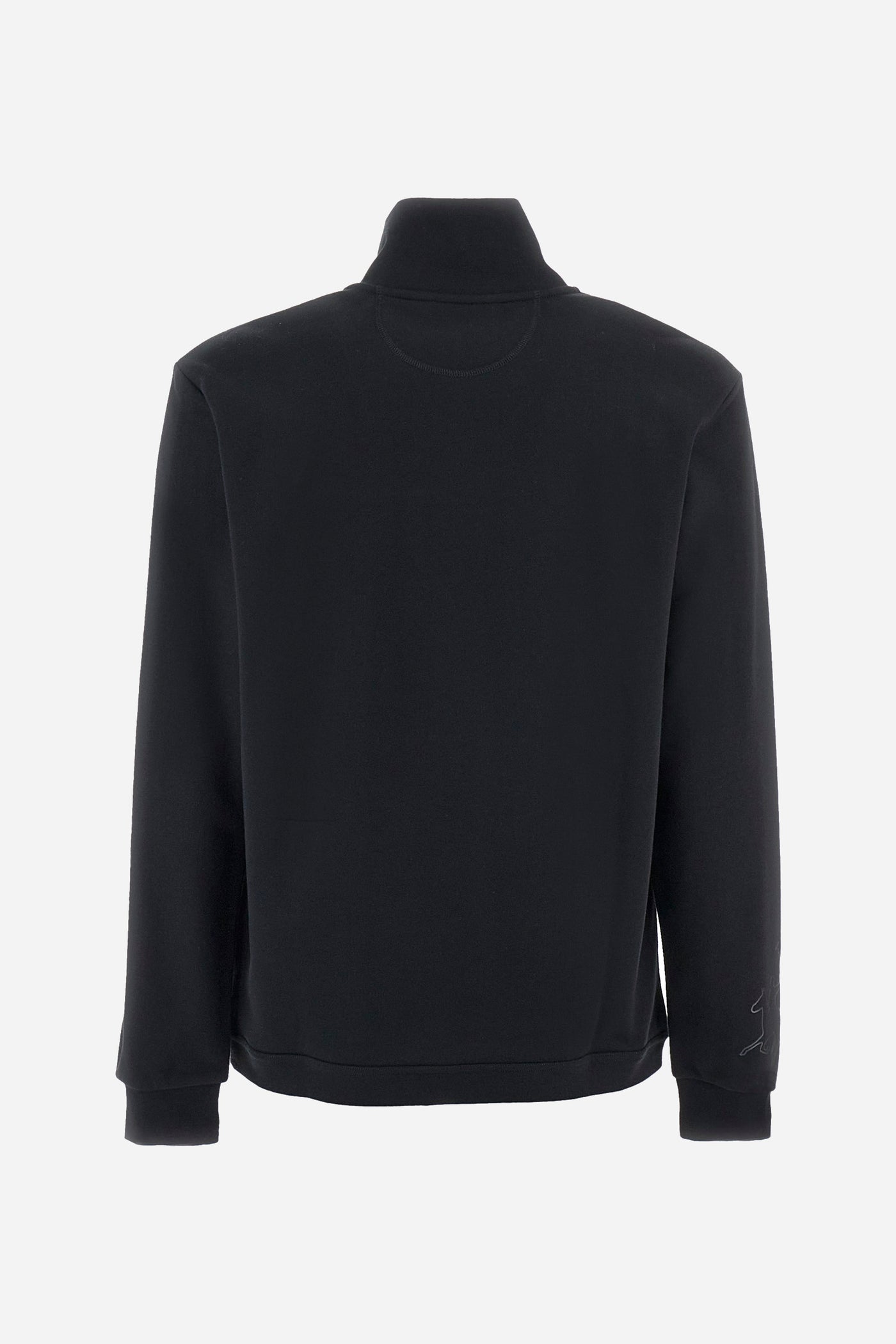 La Martina Sweatshirt with Stand-up Collar | Black