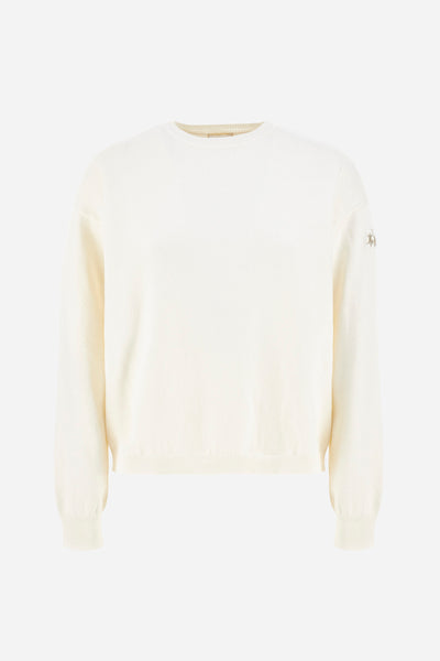 La Martina Women's Cotton and Cashmere Pullover | White