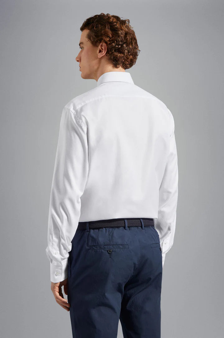 Paul & Shark Cotton Oxford Shirt | White