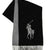 Ralph Lauren Big Pony Wool Scarf | Black/Charcoal