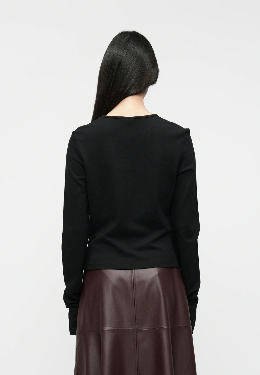 Karl Lagerfeld Milano Cut Out Women's Top | Black