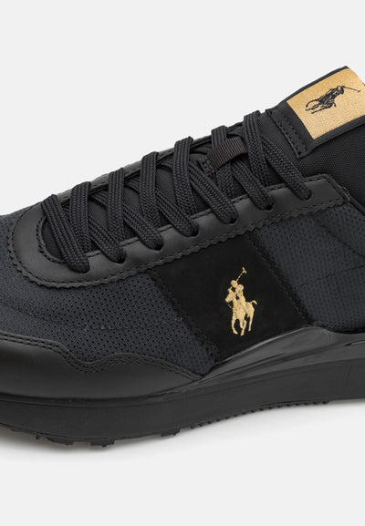 Ralph Lauren Men's Low Top Lace Sneakers Train 89 | Black
