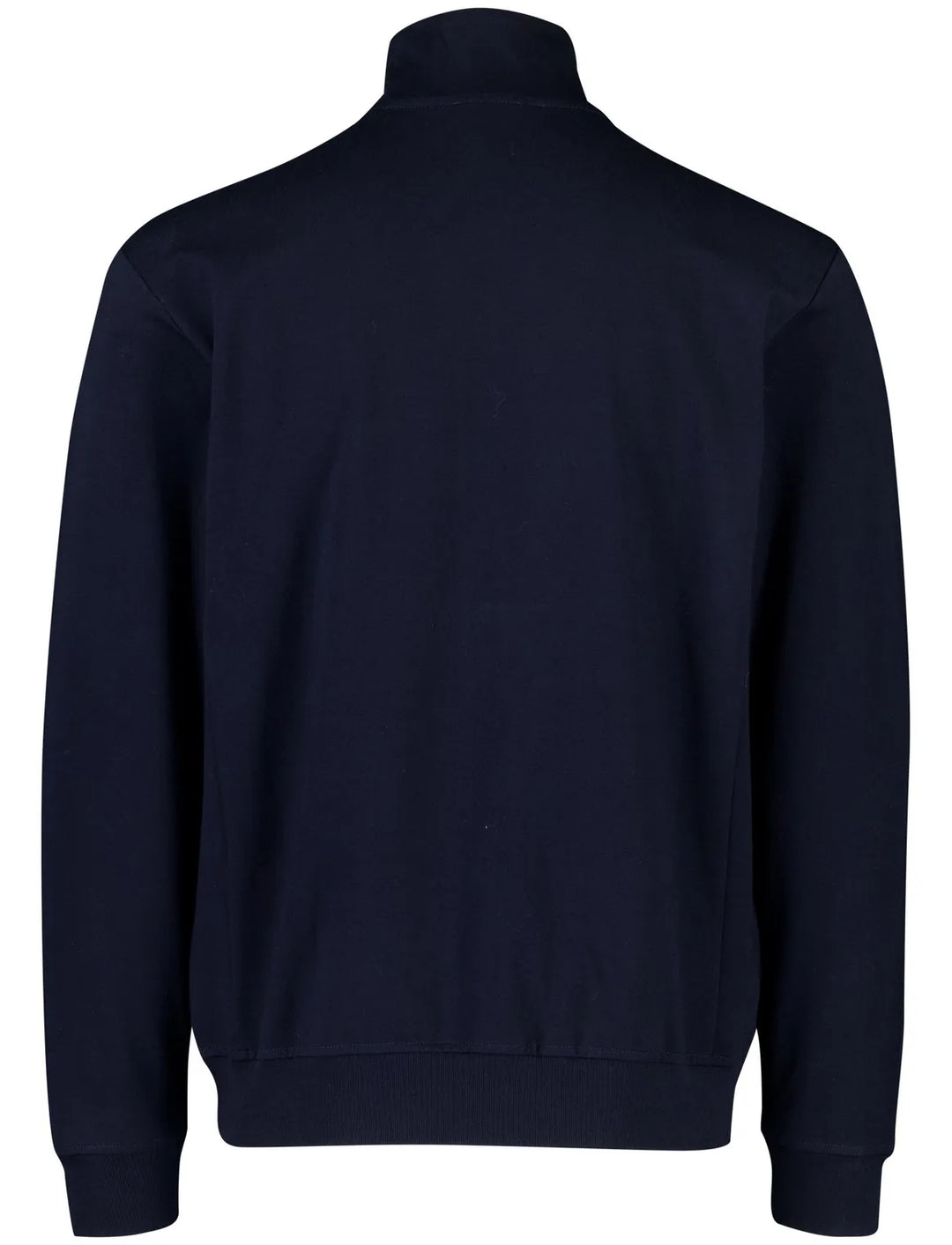 Paul & Shark Shark Badge Stretch Fleece Cotton Full Zip Sweatshirt | Navy