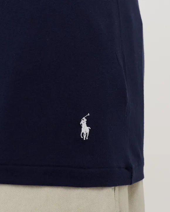 Ralph Lauren Slim Crewneck 3-Pack | Navy/Blue/Sky