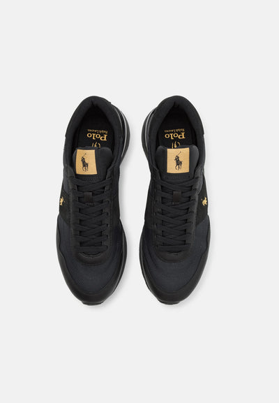 Ralph Lauren Men's Low Top Lace Sneakers Train 89 | Black