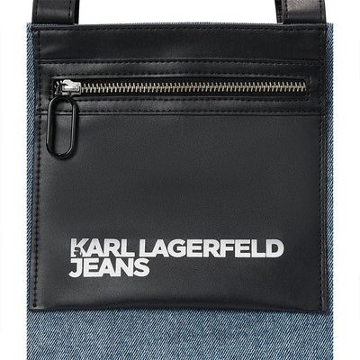 Karl Lagerfeld Pocket Shopper Denim Bag | Blue Denim