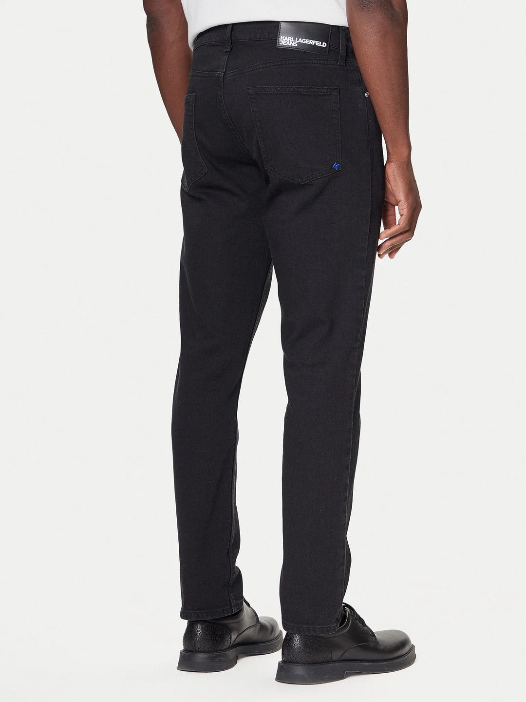 Karl Lagerfeld Men's Tapered Denim | Black