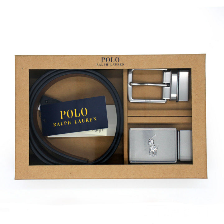 Ralph Lauren Reversible Leather Belt Gift Set | Black/Brown