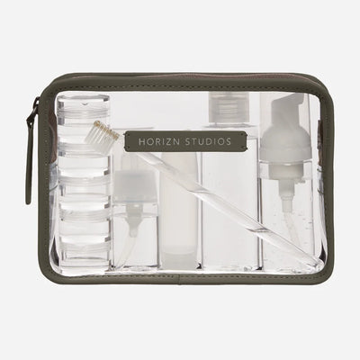 Horizn Studios Liquids Bag Transparent | Olive