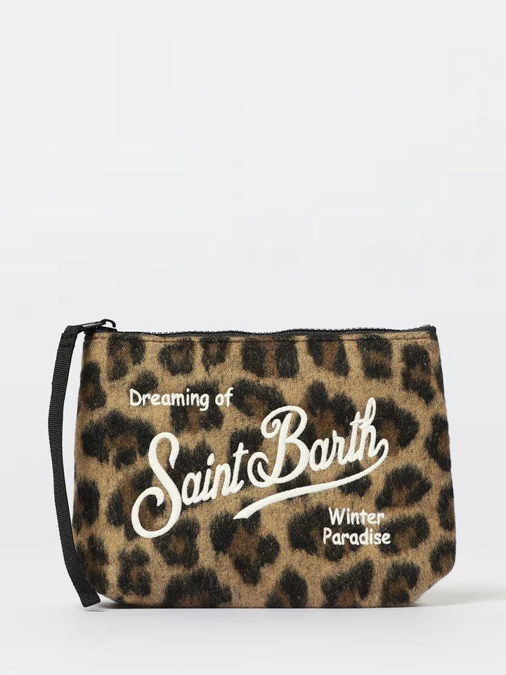 MC2 Saint Barth Pouch Aline Felt | Leopard