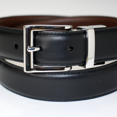 Ralph Lauren Reversible Dress Belt | Black/Brown