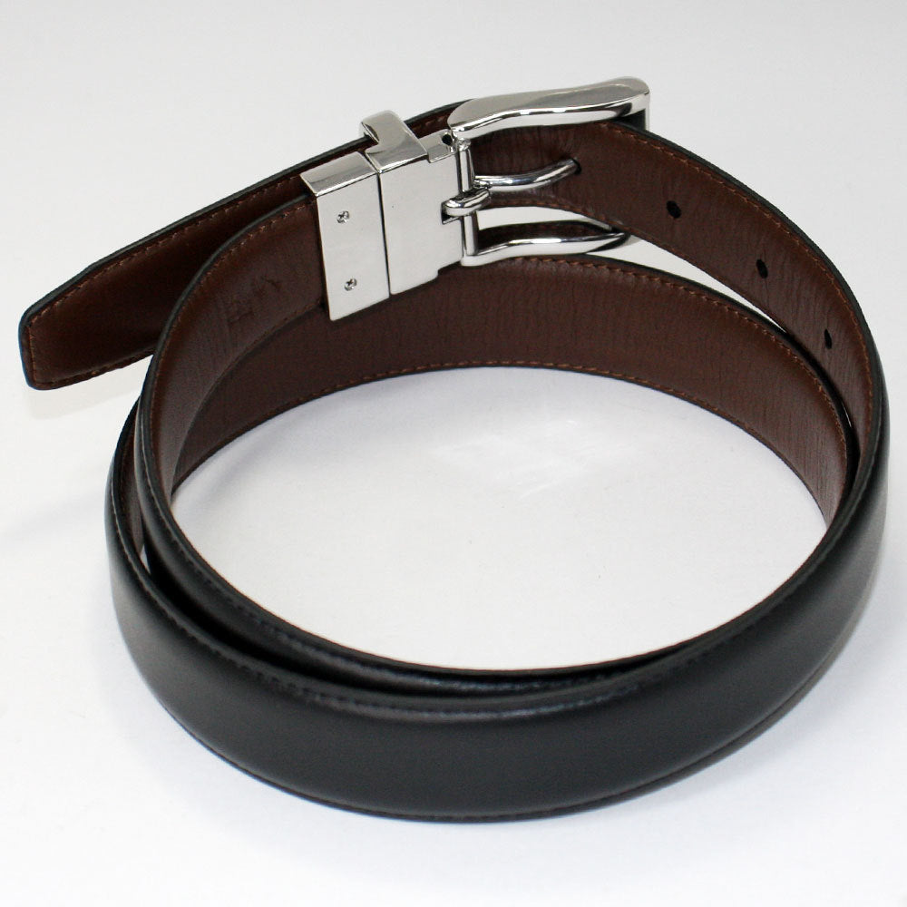 Ralph Lauren Reversible Dress Belt | Black/Brown