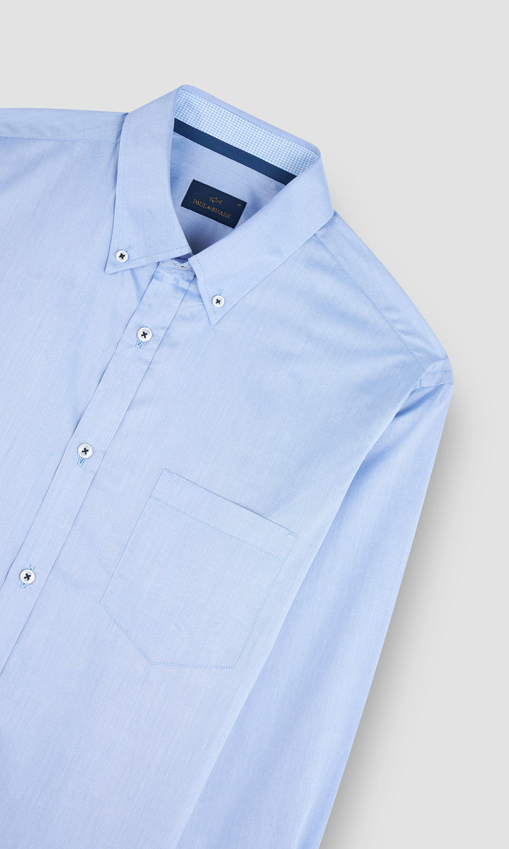 Paul & Shark Cotton Twill Shirt | Blue