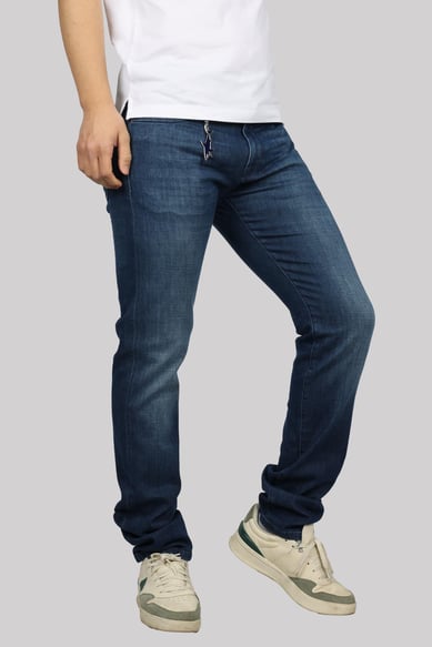 Paul & Shark Black Rivet Organic Stretch Jeans | Dark Navy
