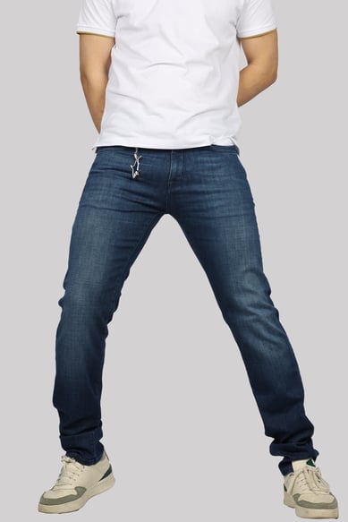 Paul & Shark Black Rivet Organic Stretch Jeans | Dark Navy