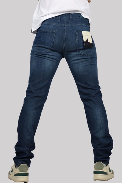 Paul & Shark Black Rivet Organic Stretch Jeans | Dark Navy