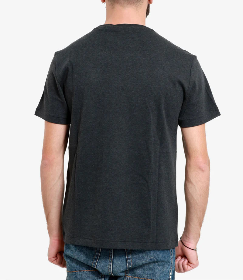 Ralph Lauren Custom Slim Fit Soft Cotton T-Shirt | Black Marl