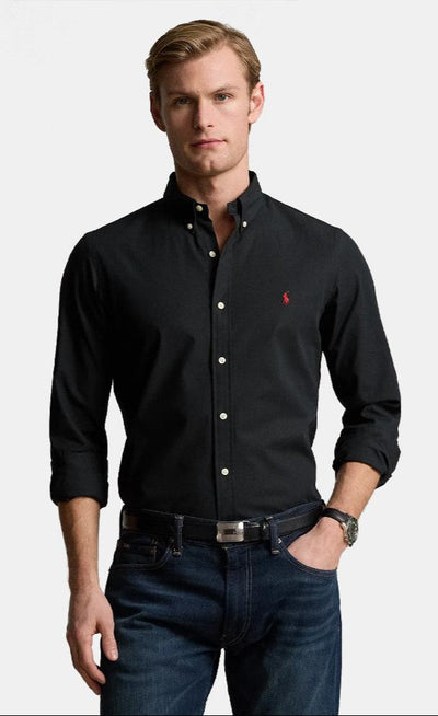 Ralph Lauren Oxford Slim Fit Shirt | Black