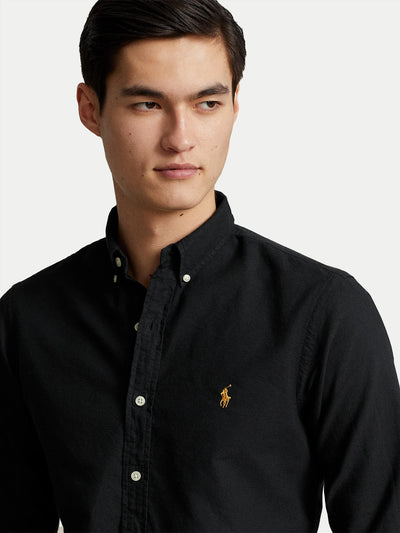 Ralph Lauren Oxford Slim Fit Shirt | Black