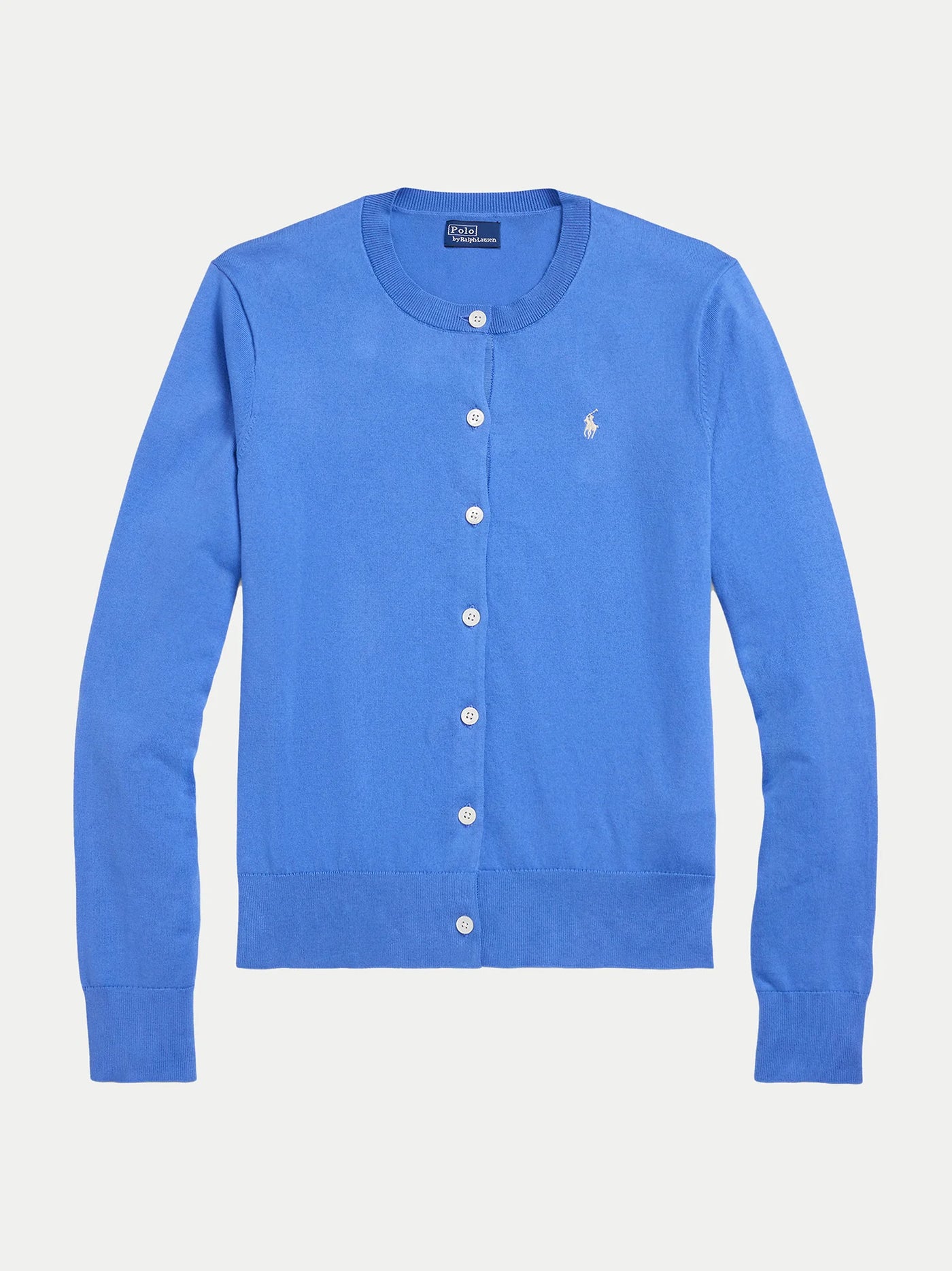 Ralph Lauren Cotton-Blend Cardigan | Pond Blue