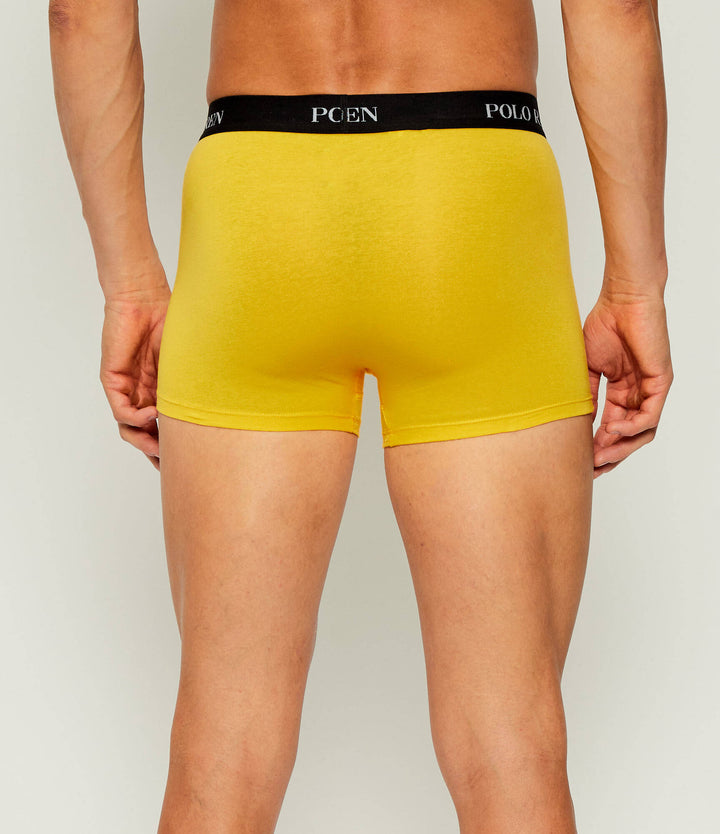 Ralph Lauren Stretch Cotton Trunk 3-Pack | Royal/Black/Yellow