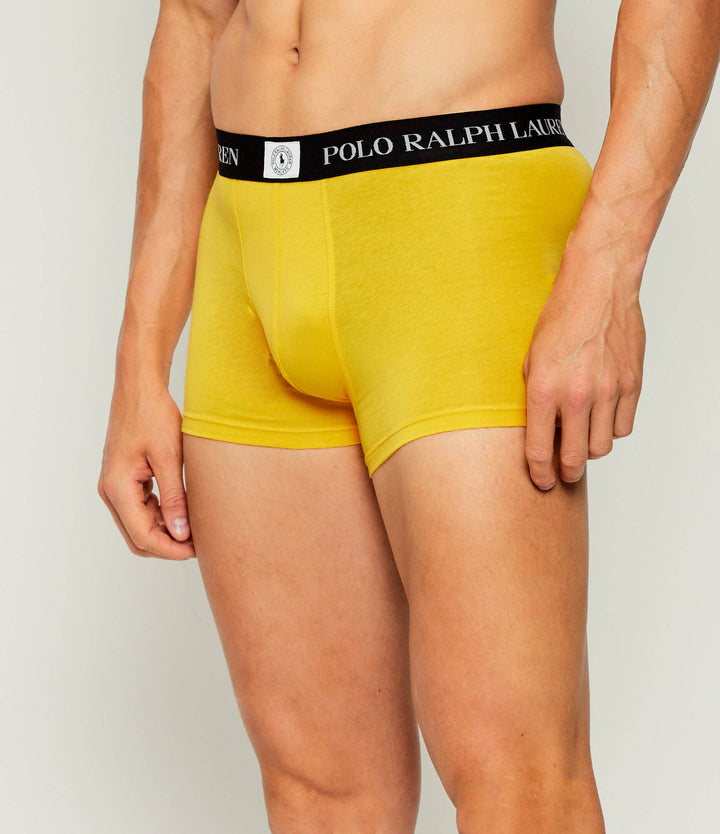 Ralph Lauren Stretch Cotton Trunk 3-Pack | Royal/Black/Yellow