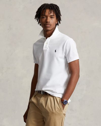 Ralph Lauren The Iconic Mesh Polo Shirt | White