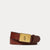 Ralph Lauren Pony Plaque Leather Belt | Brown