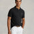 Ralph Lauren Custom Slim Fit Mesh Polo Shirt | Black Marl