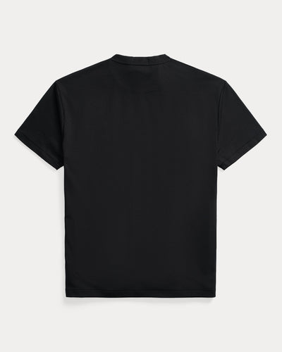 Ralph Lauren Custom Slim Fit Interlock Soft Cotton T-Shirt | Black